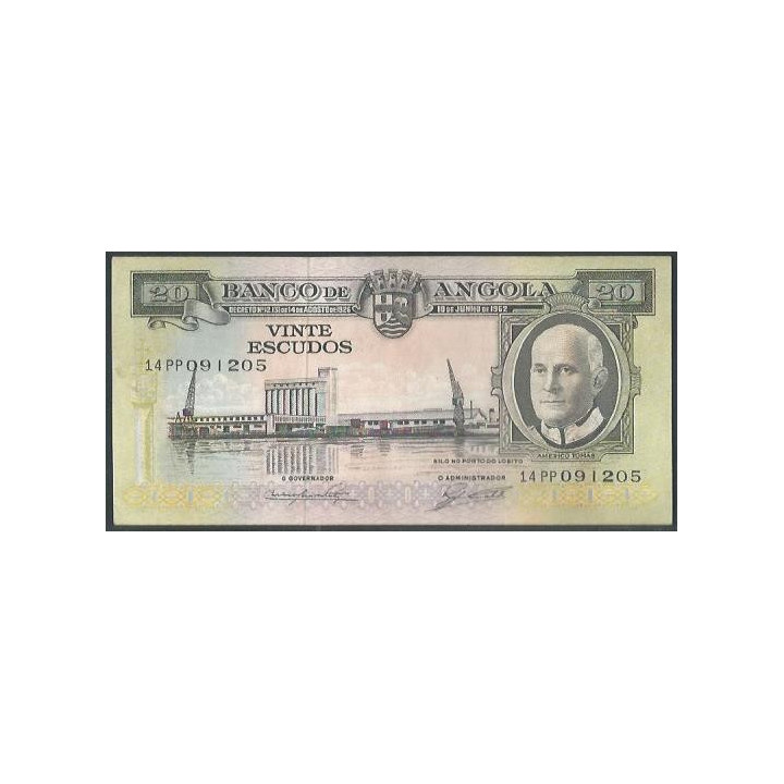 Angola 20 Escudos 10 Jun 1962 P92