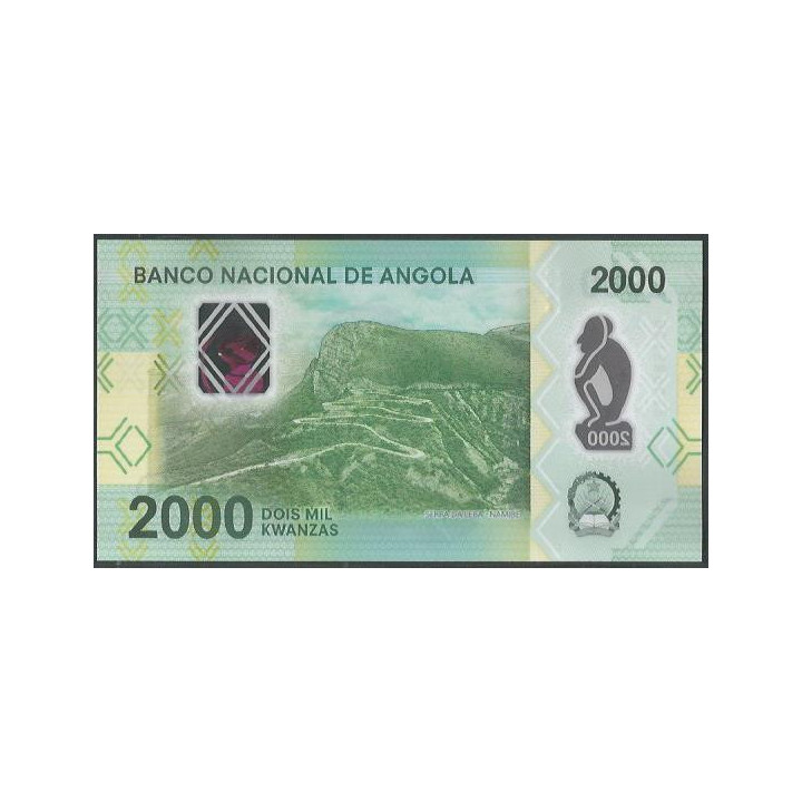 Angola 2.000 Kwnazas Nov 2023 P163b reverso