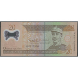 Rep. Dominicana 20 Pesos 2009 P182a