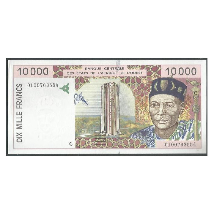 Burkina Faso 10.000 Francs 2001 P314Cj