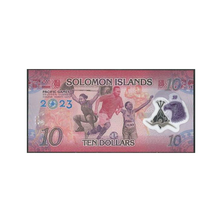 Islas Solomon 10 Dollars 2023 P39 reverso