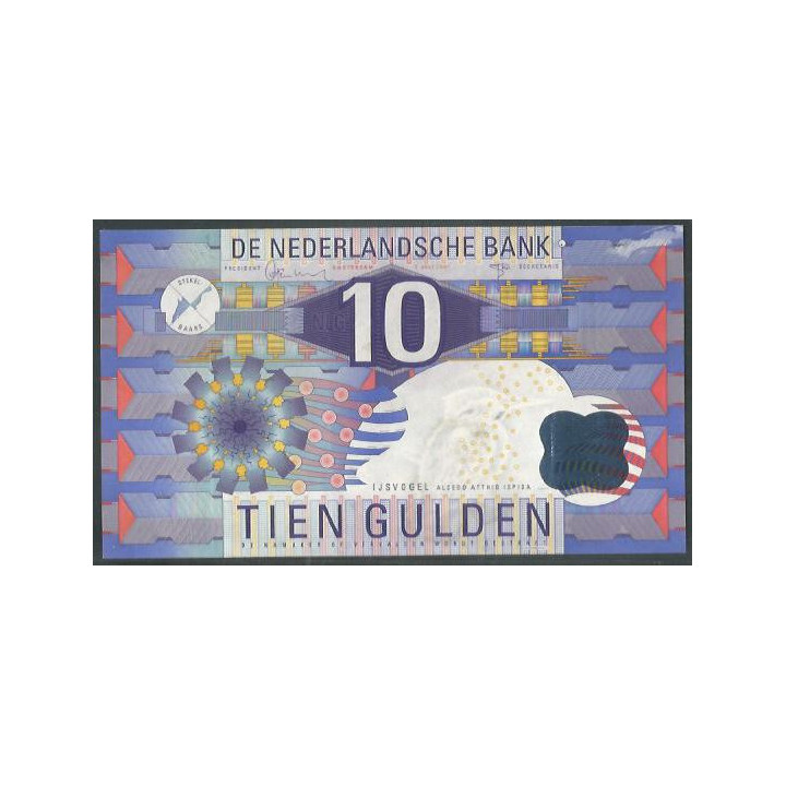 Holanda 10 Gulden 1 Jul 1997 P99