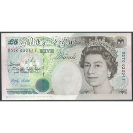 Inglaterra 5 Pounds ND1999-02 P382Ab