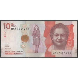 Billete de 10.000 Pesos 27 Jul 2021 BA BGWNF10-12
