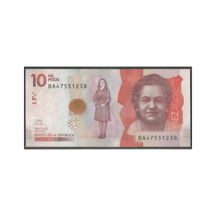 Billete de 10.000 Pesos 27 Jul 2021 BA BGWNF10-12