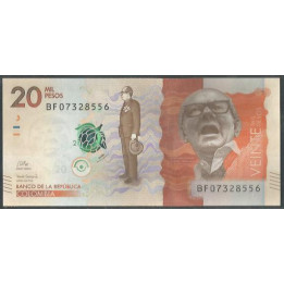 Billete de 20.000 Pesos 25 Oct 2022 Serie BF BGWNF20-