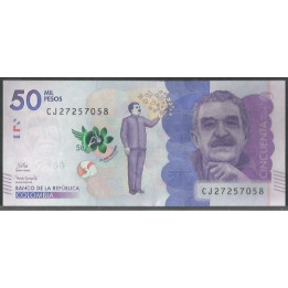 Billete de 50.000 Pesos 27 Jul 2021 CJ BGWNF50-