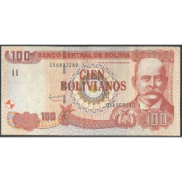 Bolivia 100 Bolivianos L 1986 (2011) Serie I P241