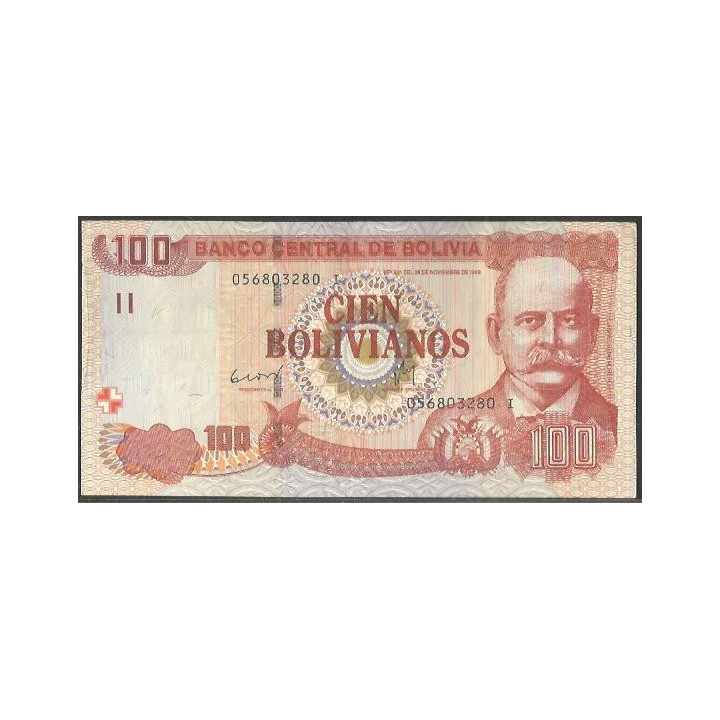 Bolivia 100 Bolivianos L 1986 (2011) Serie I P241
