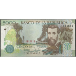 Billete de 5.000 Pesos 2 Sep 2013 BGW550