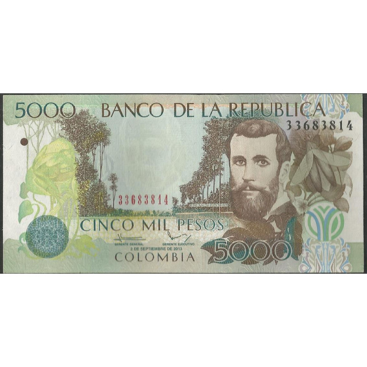 Billete de 5.000 Pesos 2 Sep 2013 BGW550