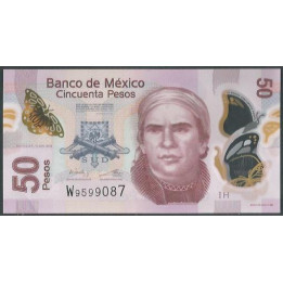 Mexico 50 Pesos 10 Jun 2013 Serie H P123Ah