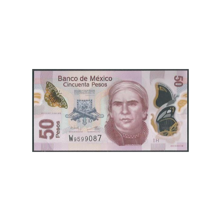 Mexico 50 Pesos 10 Jun 2013 Serie H P123Ah