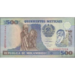 Mozambique 500 Meticais 16 Jun 1991 P134
