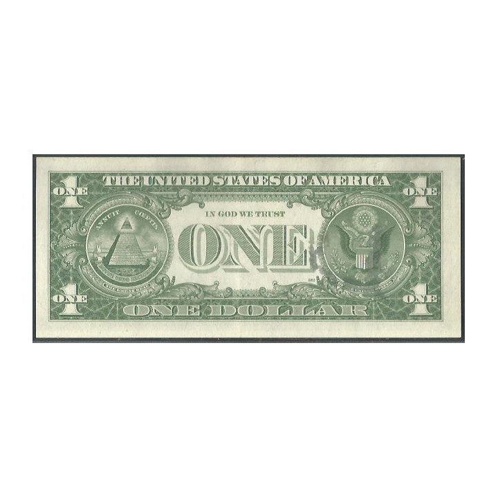 Estados Unidos 1 Dollar 1957 P419 reverso