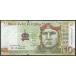 Peru 10 Soles 10 Mar 2016 P192