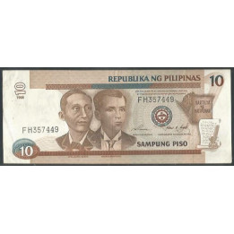 Filipinas 10 Piso 1998 P187b