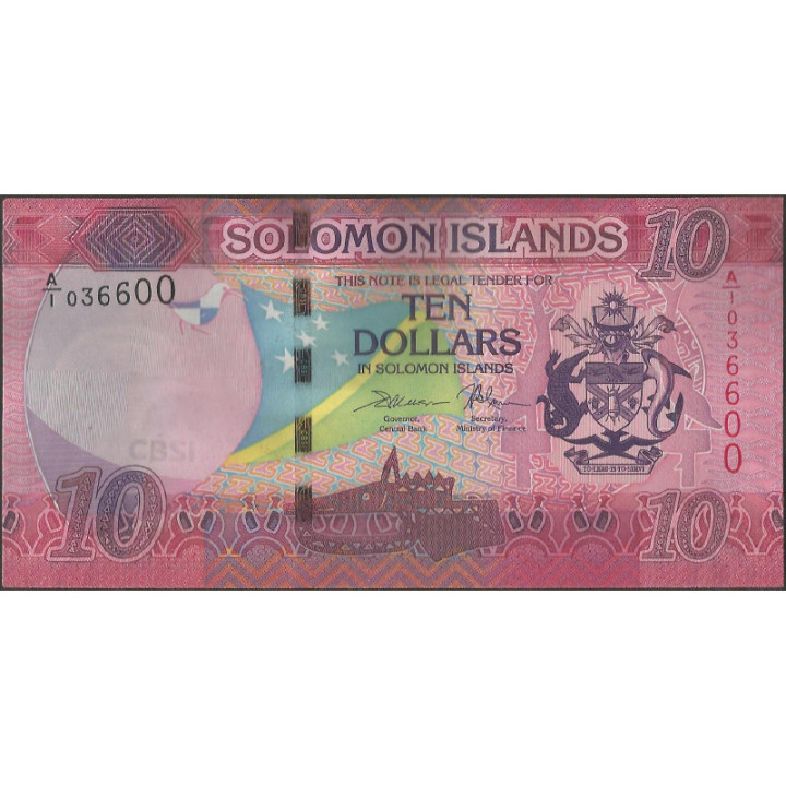 Islas Solomon 10 Dollars ND2017 P33