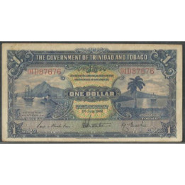 Trinidad y Tobago 1 Dollar 1 Jul 1949 P5e