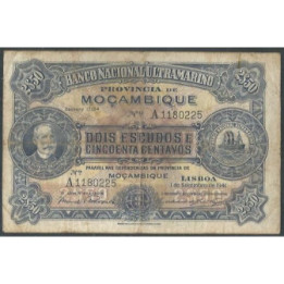 Mozambique 25 Escudos 1 Sep 1941 P82