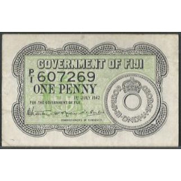 Fiji 1 Penny 1 Jul 1947 P47