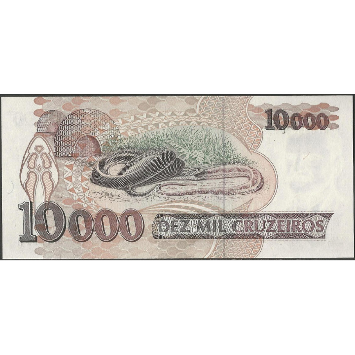 Brasil 10.000 Cruzeiros ND1993 P233c reverso