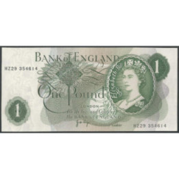 Inglaterra 1 Pound ND1970-77 P374g