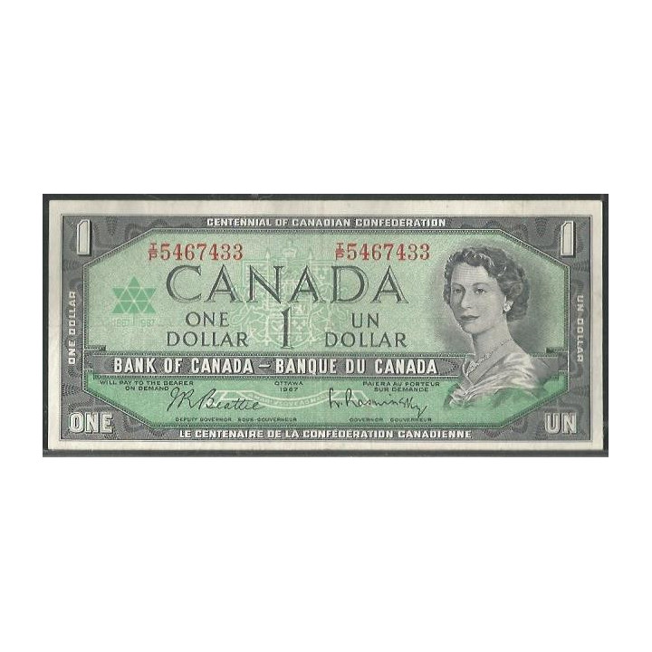 Canada 1 Dollar 1954 (1961-72) P74b