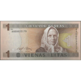Lituania 1 Litas 1994 P53a