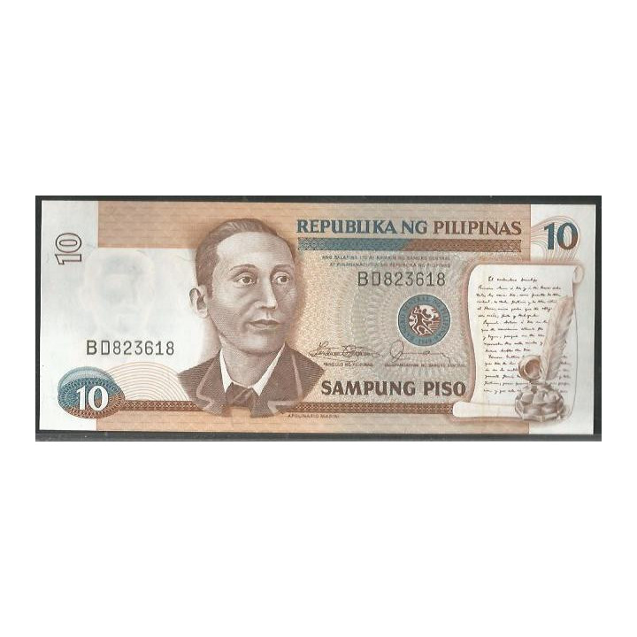Filipinas 10 Piso ND1985-94 P169a