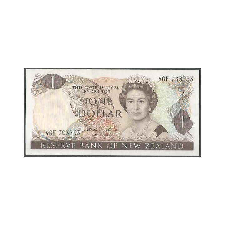 Nueva Zelanda 1 Dollar ND1981-85 P169a