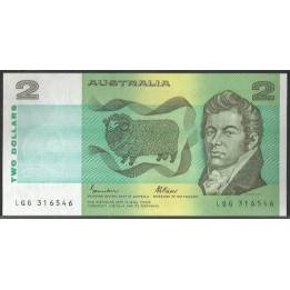 Australia 2 Dollars ND1985 P43e