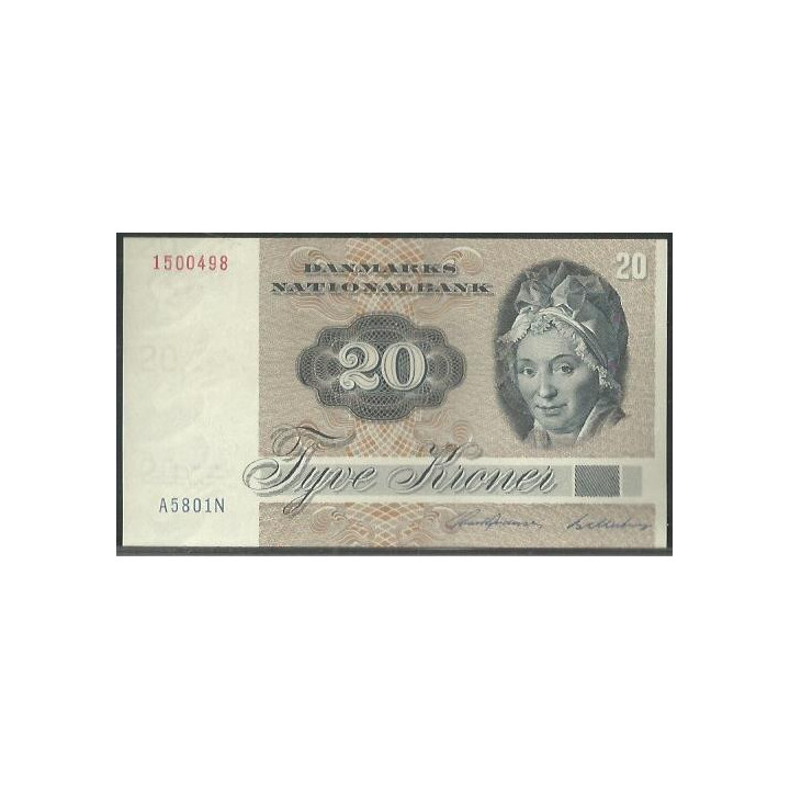 Dinamarca 20 Kroner 1980 P49b
