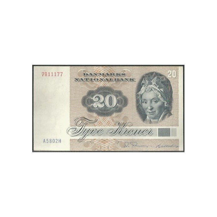 Dinamarca 20 Kroner 1980 P49b