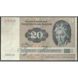 Dinamarca 20 Kroner 1981 P49c