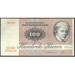 Dinamarca 100 Kroner 1990 P51s