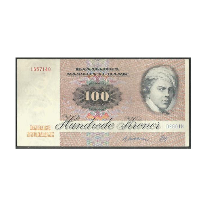 Dinamarca 100 Kroner 1990 P51s