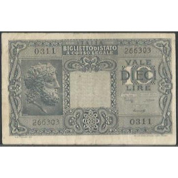 Italia 10 Liras 23 Nov 1944 P32b