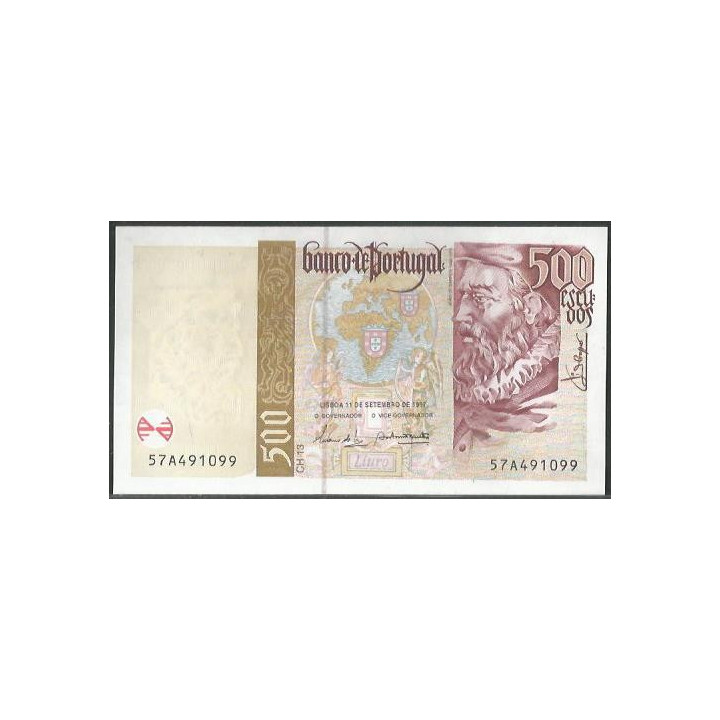 Portugal 500 Escudos 11 Sep 1997 P187b