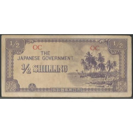 Oceania 1/2 Shillings ND1942 P1a