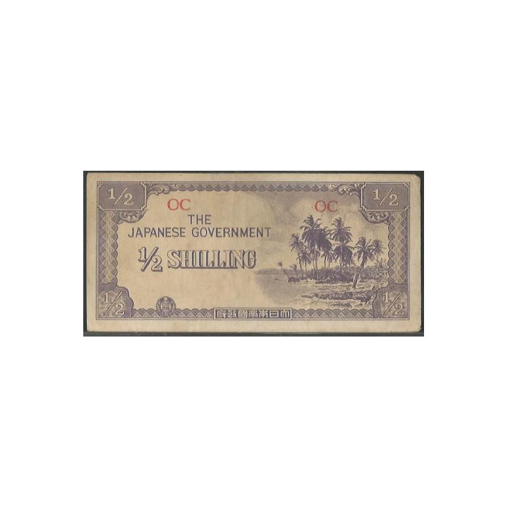 Oceania 1/2 Shillings ND1942 P1a
