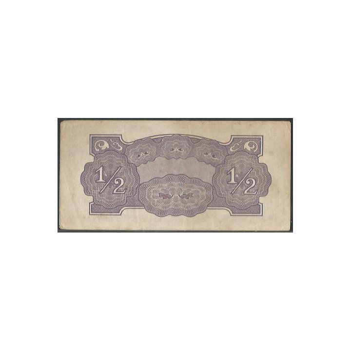 Oceania 1/2 Shillings ND1942 P1a reverso