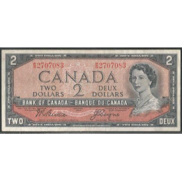Canada 2 Dollars 1954 (1955-61) P76a