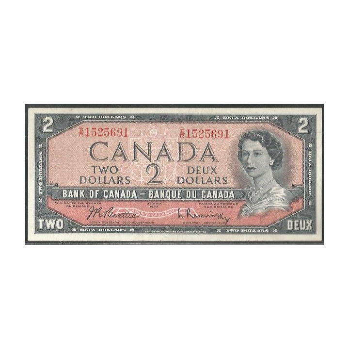 Canada 2 Dollars 1954 (1961-72) P76b