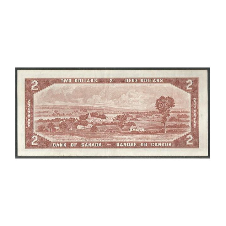 Canada 2 Dollars 1954 (1961-72) P76b reverso