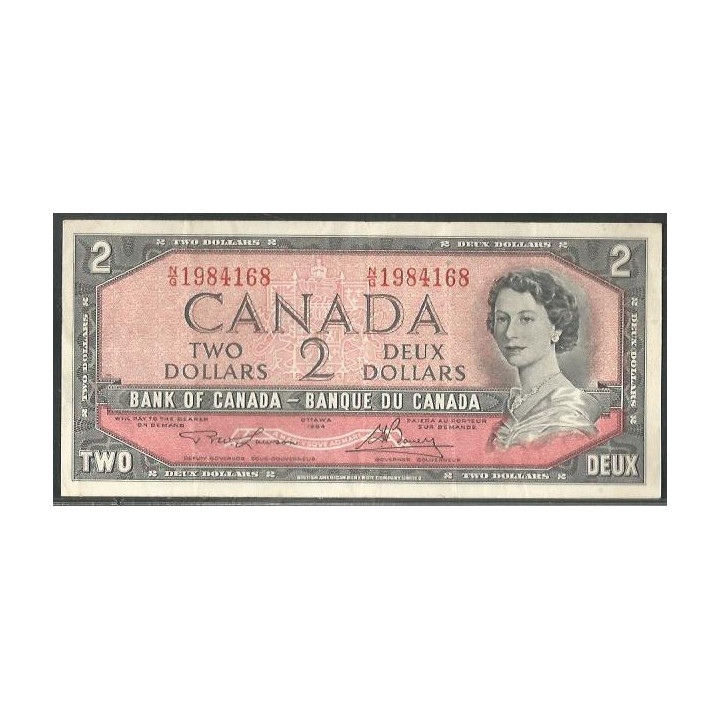 Canada 2 Dollars 1954 (1973-75) P76d