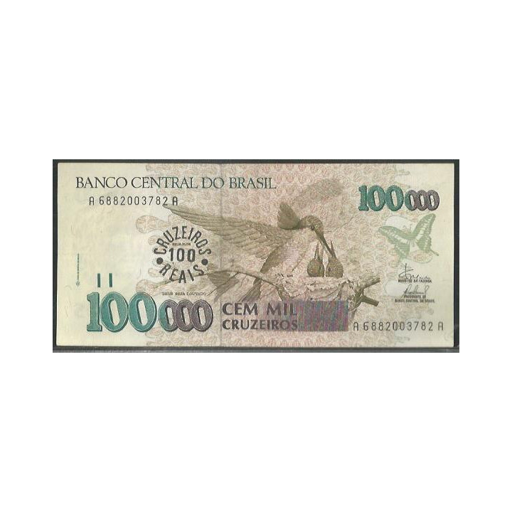 Brasil 100 Cruzeiros Reais ND1993 P238