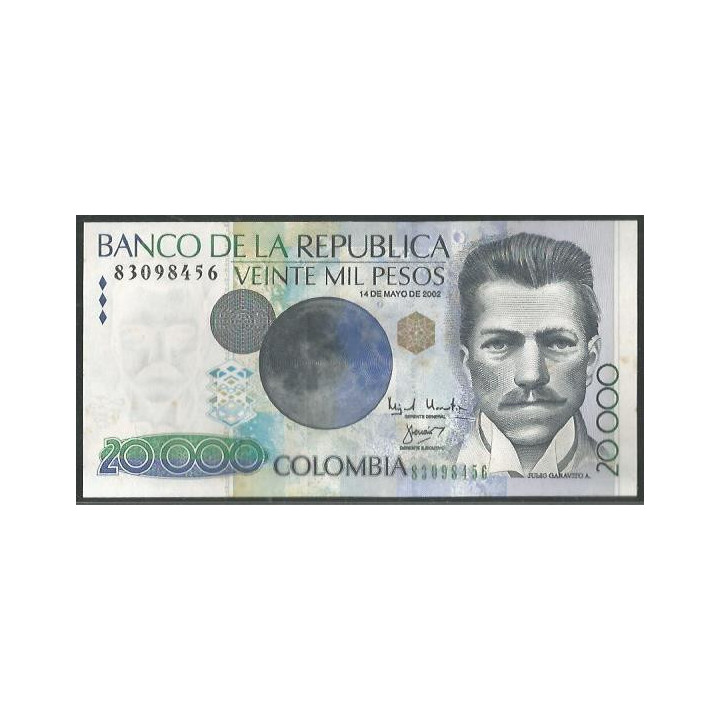 Billete de 20.000 Pesos 14 May 2002 BGW718