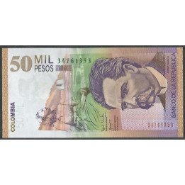 Billete de 50.000 Pesos 1 May 2001 BGW802