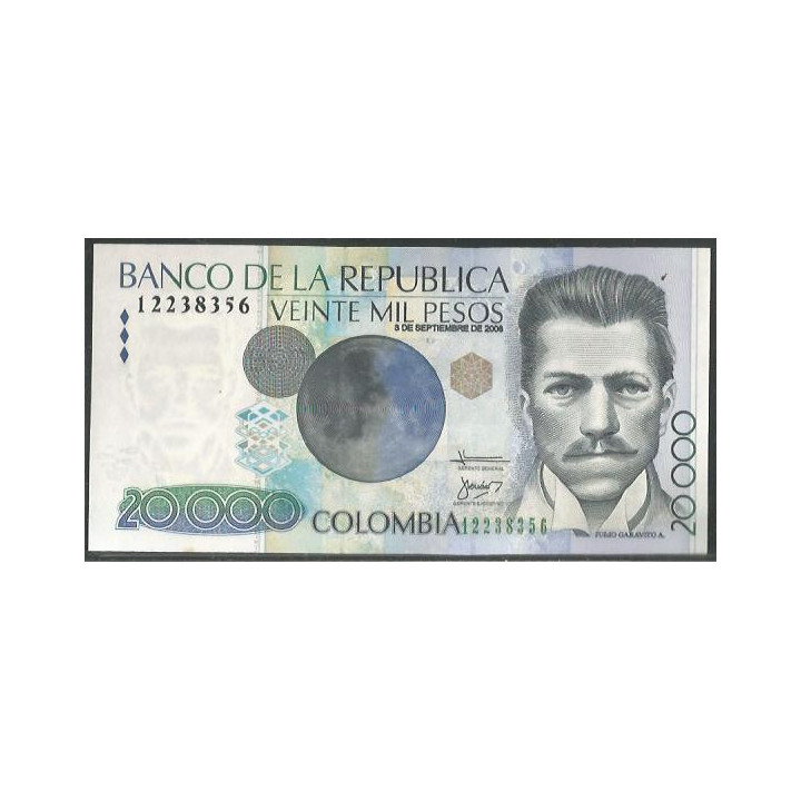 Billete de 20.000 Pesos 3 Sep 2008 BGW731